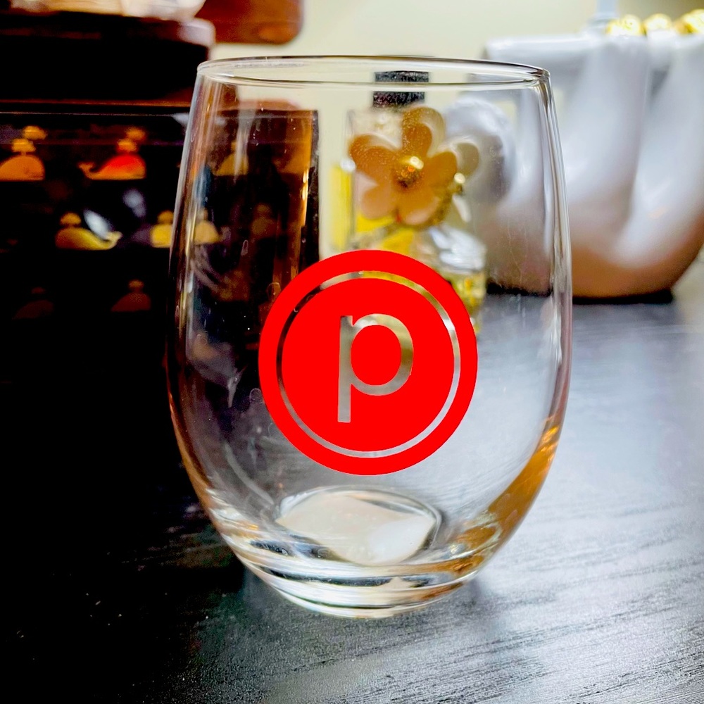 NWT Pure Barre wine glass
